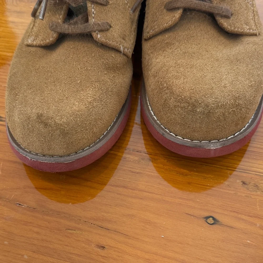 Sperry “Tevin” Kids Suede Lace-Up Dress/Casual Shoe – Boys US 1M (UK 13.5 / EU 3